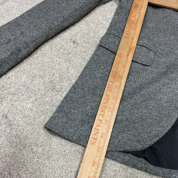 Loft Jacket Women’s Gray Long Sleeve Size 4 - Picture 4 of 11